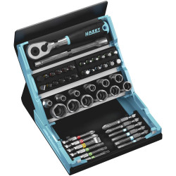 Hazet 2200SC-2 SmartCase 50-piece Bit Set Allen/Slot/Phillips/Star
