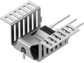 Clip-on heatsink, (L x W x H) 26 x 23 x 15 mm, 18.5 K/W, solderable surface, 10151956