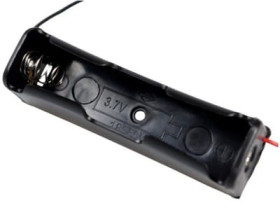 Pojemnik baterii 18650, wyprowadzenia przewody