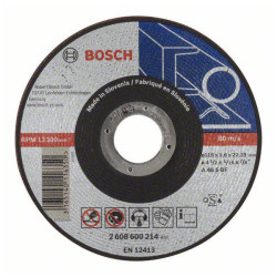 Bosch 2608600214 Cutting Disc 115mm Metal Straight AS46S BF 80m/s