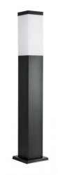 Lampa stojąca słupek ogrodowy Inox Kwadratowa Black SS802-650 BL SU-MA
