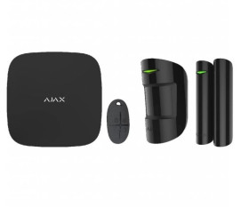 StarterKit (Hub - sim 2G, Ethernet + MotionProtect + DoorProtect + SpaceControl), kolor czarny, AJAX