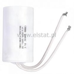 6uF 450V kond. rozruchowy ( przewody)