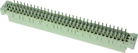 Female connector, type C, 64 pole, a-b-c, pitch 2.54 mm, solder pin, straight, 09034646825