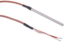 Termopara typ PT 100, -50C do +200C 100mm kabel 2m, Stal nierdzewna