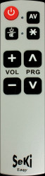 311802 Seki Easy, universal remote control with learning capability, si