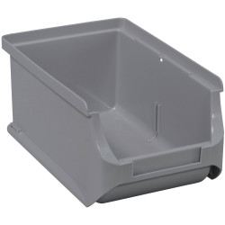 Allit 456238 ProfiPlus Box RE 2 Stackable Storage Bin Grey 160x102x75mm