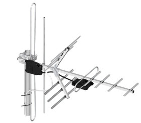 Profesjonalny zestaw antenowy z polaryzacją H/V DVB-T/T2 DIPOL 15/5-12/21-60