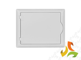 Rozdzielnica podtynkowa 8 modułowa 1x8M drzwi pełne IP40 ECONOMIC BOX RP N+PE 2512-00 ELEKTRO-PLAST NASIELSK
