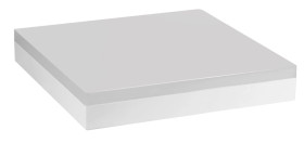 Plafon LED 12W 800lm 3000K/ciepła IP44 IK10 kwadratowy wodoodporny biały LED SMART-S White 12W WW GXLS223