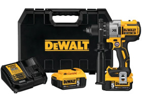 Wiertarko-wkrętarka akumulatorowa z silnikiem bezszczotkowym XRP, 2x aku. 5,0 Ah + ładow. wielonapięciowa XR DeWalt DCD991P2-QW