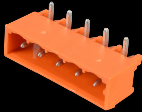 231-535/001-000 Print pin header, midi, RM 5.08, angled, 5-pin