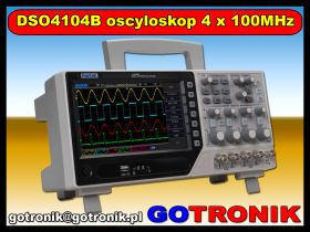 DSO4104B oscyloskop cyfrowy czterokanałowy 100MHz
