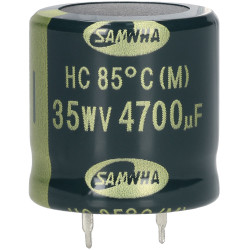 Samwha HC1V478M25025HA 4700uf 35V 85deg Hc Snap-in Capacitor