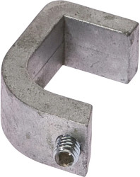 Akcesoria magnetyczne, klips montażowy, 19x30x10mm, rozpiętość 11,2-17,8mm, cynk, do czujnika MZ13, AM000005