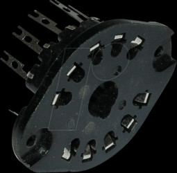 STAHLRÖHFASS10P Steel tube socket, Y8A/Y10A, 8- / 10-pin