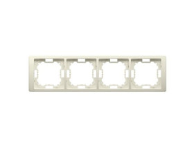 SIMON BASIC NEOS Ramka 4 poczwórna uniwersalna beżowa BMRC4/12 KONTAKT SIMON