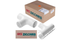 Łącznik Składany Trójnik Lst 16 Biały Do Rur Sztywnych (Rl I Rlm) Oraz...