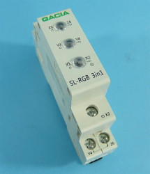 LAMPKA KONTROL. 3x230V RGB MODUŁ.