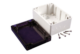 Obudowa Poliwęglan szerokość zew. 88,9 mm długość zew. 119,4 mm wys. zew. 61 mm Hammond IP68