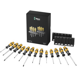 Wera 05133285001 Big Pack 900 ScrewDriver Set Kraftform ChiselDriver &amp; Rack 13pc