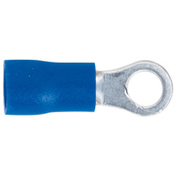 Sealey BT24 Easy-Entry Ring Terminal &#xD8;4.3mm (4BA) Blue Pack of 100