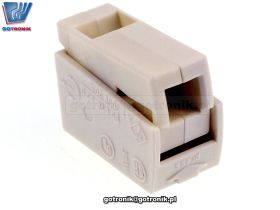 SzybkozĹÄczka oĹwietleniowa 2x 1-2,5mm2 biaĹa x1szt. WAGO 224-112