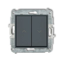 MINI Mechanizm łącznika żaluzjowego z podtrzymaniem grafitowy mat 28MWP-88