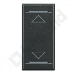 AXOLUTE MYHOME - KLAWISZ GÓRA-DÓŁ 1M ANTRACYT HS4911AH /10szt./