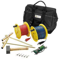 Chauvin Arnoux P01102024 Earth &amp; Resistivity Kit 100m plus coil, rods &amp; case