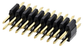 Złącze szpilkowe 20-pinowe Minitek127 raster: 1.27 mm Prosty 2-rzędowe Amphenol ICC Otwór przelotowy 125 V Bez osłony