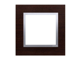 SIMON 54 Ramka 1 pojedyncza Nature-Drewno SREBRNE WENGE IP20/IP44* (*IP44-należy zastosować uszczelkę ramki DUN1) DRN1/84 KONTAK