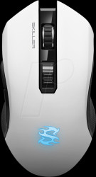 4044951026272 Gaming-Maus (Mouse), USB, RGB, weiß