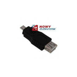 Przejście micro USB/USB wt/gn adapter HOST OTG micro