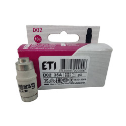 Wkładka topikowa ETI porcelana D02 35A/400V 002212003