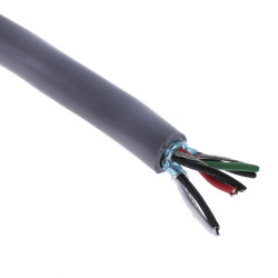 Kabel do transmisji danych 3 -parowy 0,35 mm² 6 -rdzeniowy Ekranowany 22 AWG AWG PVC 300 V Sterowanie