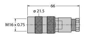 Turck 6934729 Złącze niekonfekcjonowane czujnika/aktuatora BK5-0, 1 szt.