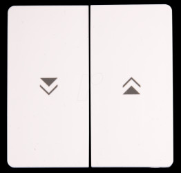 3344.8800.0 Blind double rocker switch for HK05