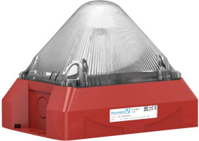 Lampa migająca Pfannenberg PY X-M-10-SSM 24VDC CL RAL3000 przejrzysty 24 V/DC