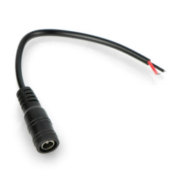 Gniazdo DC 5.5 x 2.1mm z przewodem 13cm