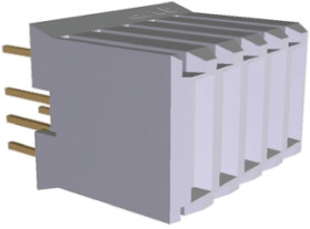 Gniazdo PCB 5 -pinowe typu płytka – płytka Proste Przewlekany