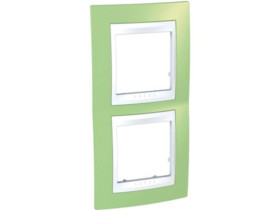 UNICA PLUS Ramka 2 podwójna pionowa zieleń oliwkowa MGU6.004V.863 SCHNEIDER ELECTRIC