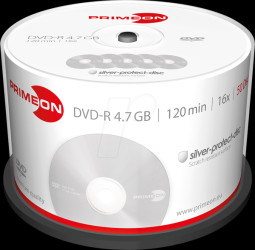 2761204 DVD-R 4.7GB/120Min, 50 pcs Cakebox