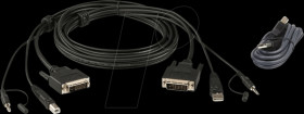 2L-7D02UDX2 KVM cable, DVI, audio, USB, 1.8 m