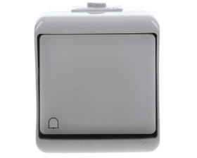 JUNIOR Przycisk /dzwonek/ popielaty IP54 10WHE-4