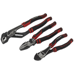 Sealey AK8377 Pliers Set High Leverage 3pc