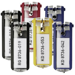 Durable 194927 Key Clip Key Rings Multicolour 24 pcs Durable design