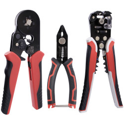 Quadrios 23T033 Pliers Set: Auto-Adjust Ergonomic Grip Lightweight