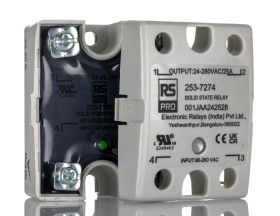 Przekaźnik półprzewodnikowy Montaż panelowy, Montaż powierzchniowy 25 A RS PRO 280 Vrms Triac SPST