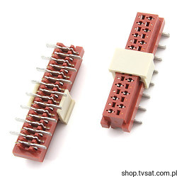 TMM-6-0-16-1 Connector Straight Female 16Way SMD AMPHENOL